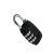 苏识 ZCC303黑 三位密码锌合金密码锁（计价单位：个）黑