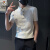 啄木鸟（TUCANO）针织POLO.衫男士短袖t恤潮牌夏季冰丝高端薄款2024新款打底衫上衣 白色 XL