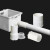 良浦 PVC线管杯梳 锁扣螺接 阻燃白色 适用于20线管 10个装 XT-SK20