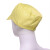 稳斯坦 WST503 防静电帽 无尘帽鸭舌帽防尘帽无尘车间工帽 黄色(小工帽)