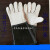 电焊手套牛皮加长加厚耐磨耐油防刺焊工焊接劳保防护手套全皮 帆布勃 XL