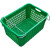 漾贝 K6003（682*480*375）塑料筐物流箱菜箩框服装收纳篮蔬菜厚周转箩运输箱