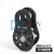 滑轮攀岩固定式小单滑轮探洞装备救援滑轮提拉重物省力器 黑色