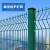 来采 桃型柱护栏网别墅小区围墙护栏网片围栏隔离网高速防护栏网加粗硬塑5毫米粗*2.2米高*3.0米宽*含1柱