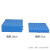 塑料垫板防潮垫硬塑板胶板隔板仓库托盘垫仓板地垫堆货置物板托板 60*40*10cm圆孔网格蓝色