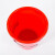 富都华创 14升-红色有盖 厚塑料手提水桶红色大小胶桶耐摔洗澡桶洗车洗衣服拖地 FDHC-ST-12