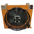英拜   风冷却器AW0607T-CL液压油散热器工程机械散热铝合金风冷却换热器   12V  AH1012T