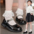 丹俏丽儿童鞋子女童单皮鞋春秋新款韩版洛丽塔公主鞋黑色小学生演出鞋 t6333黑色 26码 内长15.8厘米