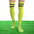 UXGK* 运动袜2双长筒足球袜子过膝加厚毛巾底 男女吸汗长筒袜 橙色