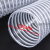 PVC风管透明钢丝软管木工雕刻机工业吸尘管伸缩波纹管塑料排风管 内径100mm(10米)厚0.8mm