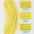 定制金联宇国标阻燃BVR1 1.5 2.5 4 6平方软多股铜芯家装电线铜线 4平方 单皮软线(100米)黄色