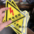 有电危险警示贴三角大号车间验厂电力安全标识牌当心触电标志 5厘米40个