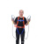 欧式安全带高空作业电工双背三点式安全带半身式五点式安全带 国标2米全身单大钩