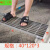 热镀锌钢格栅板洗车房场地网下水道排水沟盖板不锈钢水篦子踏步板 400*1200*30(踏步板)