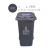 垃圾分类垃圾桶50升干湿垃圾环卫带轮带盖大码小区户外垃圾桶 50L蓝色带四轮带盖上海款 可回收物
