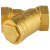 寻程 Y型过滤器铜水表增压水泵中央空调暖气管道过滤网阀门 单位：个 DN15/4分中型 