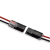 LED免焊锡免剥线快速接线端子双线互插带锁2P电源导线对线连接器 一分四 分支器+5个端子