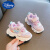 迪士尼（Disney）夏季1-3-6岁宝宝网鞋2男童软底透气学步鞋女宝宝防滑运动潮流鞋 2888卡通白色 内长16cm
