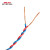 德力西电线RVS双绞线2芯0.5/1.0/1.5/2.5/4平方花线电线100米/卷 红黑 21.0
