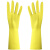 牛筋乳胶橡胶手套 加厚工业耐酸碱家务洗衣防水胶皮手套 加厚牛筋  5双(多买多惠) M