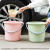 适配定制适合大塑料桶洗澡桶子拖布桶拖地桶小储 水勺粉色