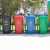 金绿士（KINRS）户外车载垃圾桶商用加厚新环卫大垃圾桶工业小区物业饭店 挂车款加厚黑色120升