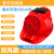 安斯多太阳能风扇安全帽内置带电风扇防护帽充电夏天工地降温制冷空调帽遮阳帽 红色【蓝牙版】-DF11B-R16000