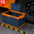禧天龙塑料衣物收纳箱车载整理箱68L 橘红色 1个装 不带轮