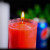 京斯坦 应急蜡烛 60小时超粗红白蜡烛停电应急照明巨粗特粗大棚增温耐烧 直径5cm*16cm白色蜡烛（5个）
