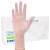 英科 一次性手套PVC检查防护手套 指尖加厚 透明色L码 50双/盒   10盒/箱