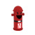造型大号分类幼儿园创意消防栓公园卡通商用户外果皮箱带盖垃圾桶 红桶黄帽*88cm