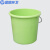 蓝鲸环卫 22L绿色36*34cm 加厚洗衣塑料水桶手提装水大红色塑料桶盆桶LJHW-9052