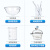 玻璃实验室玻璃干燥器真空干燥器干燥皿150/210/240/400mm 透明干燥器120mm(瓷板)