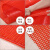 科尔尚 PVC透明防滑镂空地垫 TR09红色 0.9m宽X1m长 5天