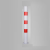 冷轧钢警示柱 颜色 红白 高度 750mm 管径 80mm