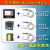 定制温度传感器k型热电偶压簧螺钉螺纹铠装pt100注塑机铂热电阻探 K偶(压簧式)线长3米