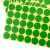 海斯迪克 HKW-259 彩色不干胶圆点标签贴纸 圆形铜版色标分类记号贴纸 25mm绿色（600贴）