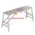 装修马凳折叠升降加厚室内多功能工程平台凳梯子施工凳移动脚手架 1.2*30加厚三根拉绳网面