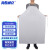 海斯迪克 HKQS-28 白色围裙 PVC防水围裙 防油耐用加厚围裙 厨师大巾饭单 加厚版120*90cm