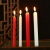 驼铃纵横 YJ102 红白应急照明蜡烛 长杆蜡烛 直径2.0x21cm白色（10只）