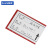 苏识 仓库货架塑料标签标识卡磁性材料卡片磁性物料卡 卡5.5*8cm 红色 特强磁 10个装 1310137