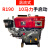 常州小型电启动单缸柴油机发动机ZR190ZR192水冷直喷拖拉机头农用 R190 10马力电启动涡流