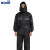 斯铂格 BGH-48雨衣雨裤套装反光双层帽沿 黑色双层双口袋XL