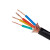 佳雁RVVP屏蔽控制线 4芯通讯通信线信号线 控制电缆 RVVP 4*4平方1米