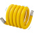 定制不锈钢管天然气管道专用金属波纹管管液化气防爆软管 3分20米黄色送10套钢配件工具