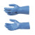 代尔塔201920天然乳胶防化手套耐磨耐高温100度防烫手套 蓝色 9.5