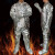 孟诺 耐高温防护服1000度 铝箔隔热防烫服 工业防火工作服 XL