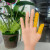 科研斯达 护指乳胶保护套白色米黄色乳胶防滑手指套 500g/包  手指套 M号，米黄色