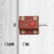 塑料弹簧插销门闩自动柜门栓窗户门扣安全阻门插加长门销木门卡扣 标准白色 配送螺丝+锁片