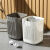 家用垃圾桶镂空创意客厅卧室厨房卫生间ins风办公室废纸篓简约风 镂空白色3卷抽绳垃圾袋